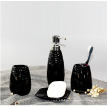 Accesorios de baño de cerámica de uso diario negro